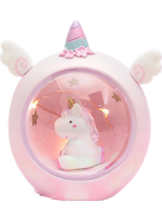 NIBEMINENT Unicorn Night Light Ornament pink 17 x 11 13cm - Image 1