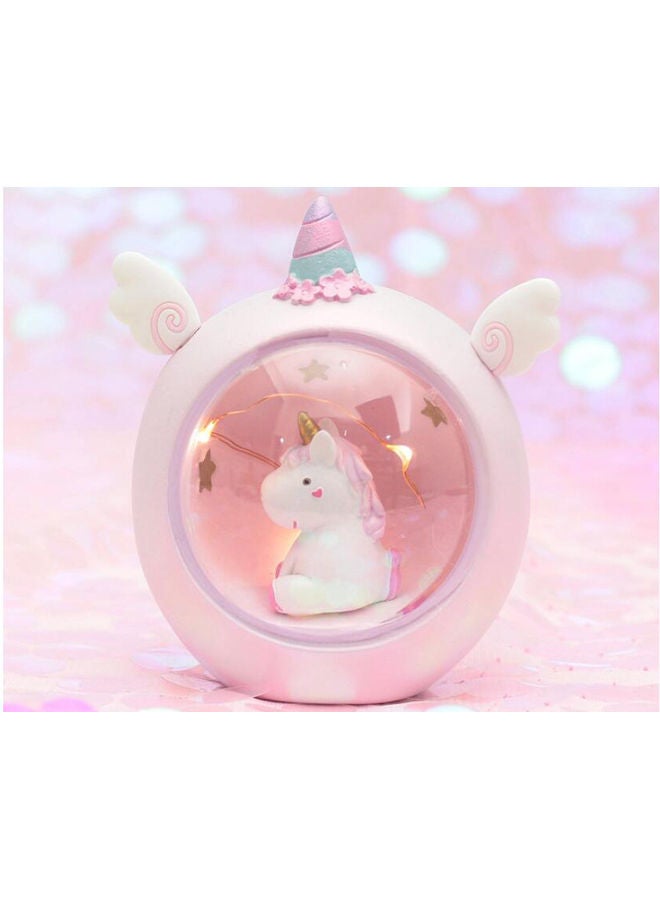 NIBEMINENT Unicorn Night Light Ornament pink 17 x 11 13cm - Image 2