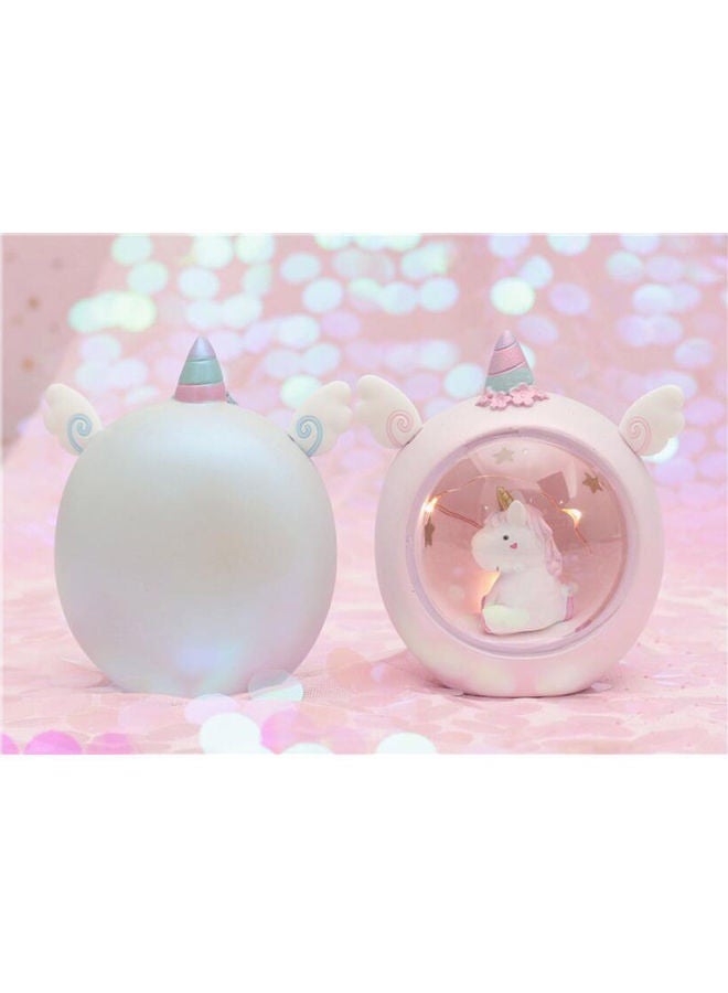 NIBEMINENT Unicorn Night Light Ornament pink 17 x 11 13cm - Image 5