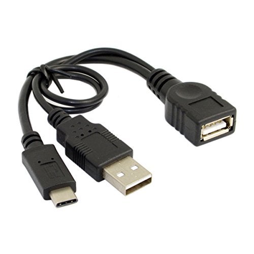 Cablecc USB-C Type-C USB 3.1 to USB 2.0 Female OTG Data Cable with Power for Cell Phone Pro - Image 3
