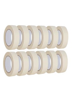 Masking Tape 1 Inch x 20 Yards - Strong Adhesive Tape for Painting, Decorating, DIY, Home, Office, School, and Crafts