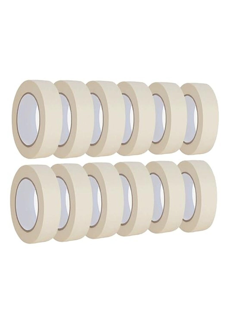 Sharpdo - Masking Tape 1 Inch x 20 Yards - Strong Adhesive Tape for Painting, Decorating, DIY, Home, Office, School, and Crafts - Image 1