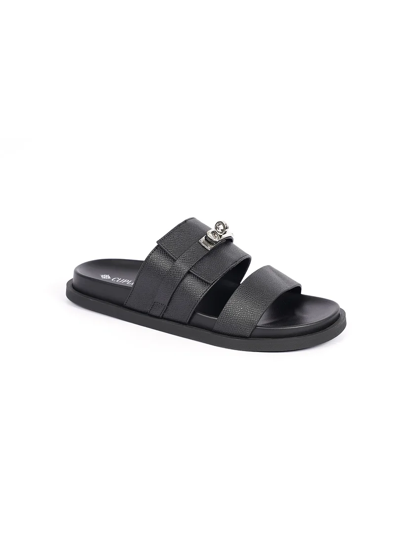 كيوبل Ladies Slip-on double strap Sandals