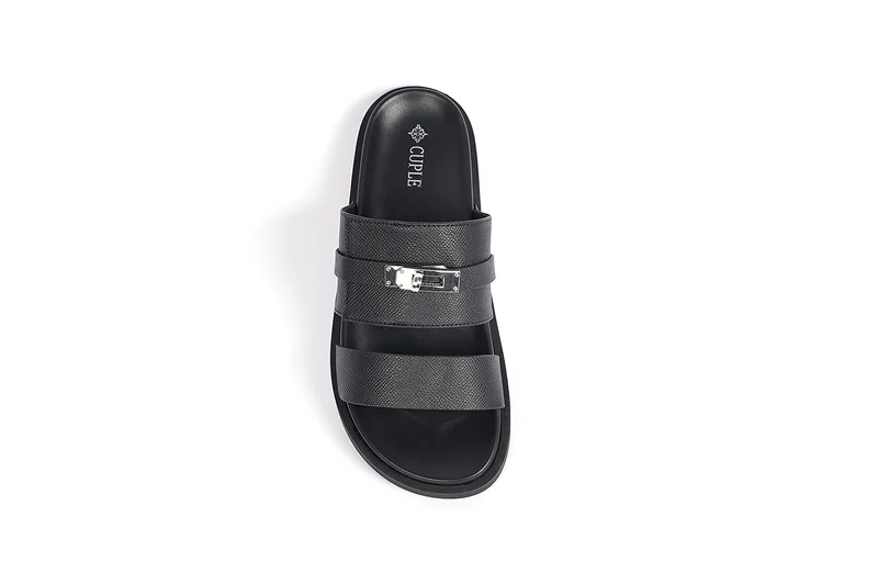 Cuple Ladies Slip-on double strap Sandals