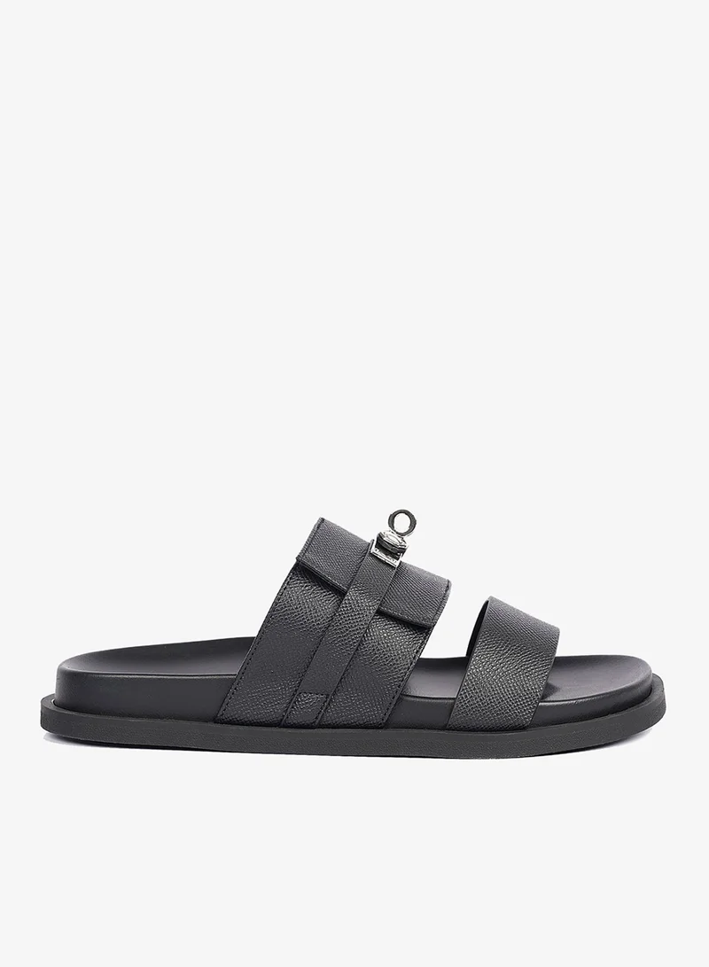 كابلي صنادل نسائية سهلة الارتداء بحزامين