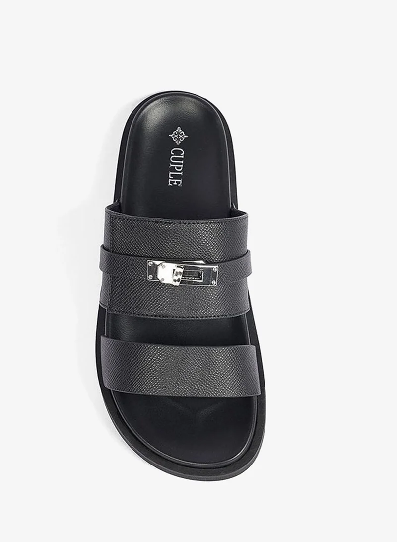 Cuple  Ladies Slip-on double strap Sandals for Women | Best Price UAE