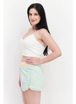 BB Dakota by Steve Madden Women V-Neck Sleeveless Ribbed Crop Top, Ivory  - Image 3