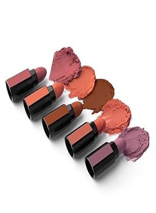 VELEXORI Girl beauty fabulous 5 in 1 matte finish lipstick colors sensational fabulous matte finish shades long lasting nude edition - Image 3