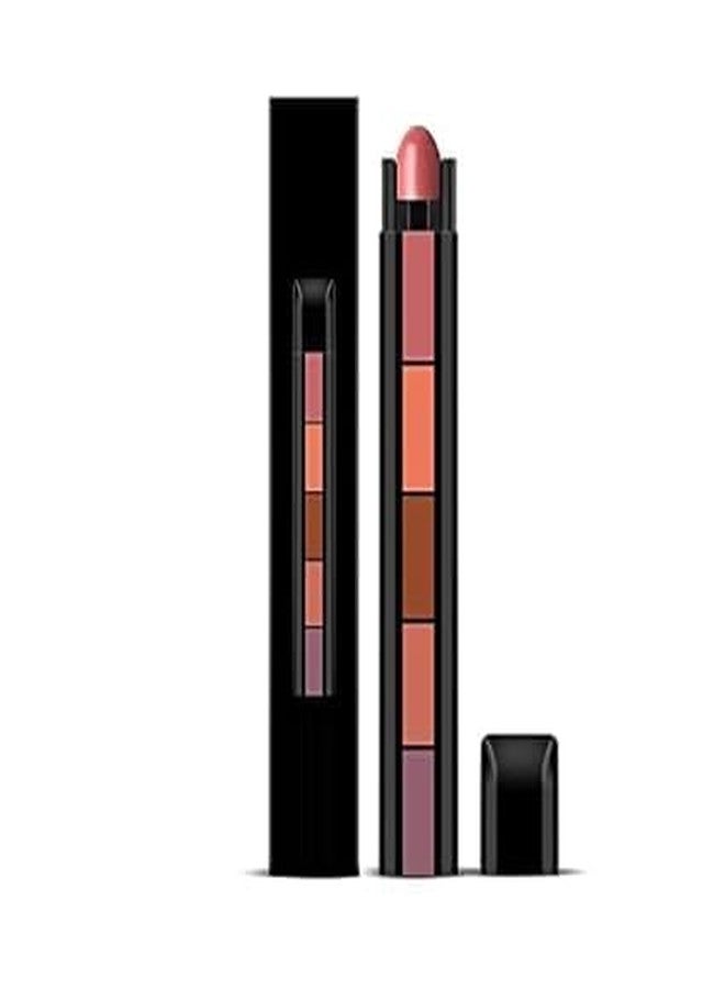 VELEXORI Girl beauty fabulous 5 in 1 matte finish lipstick colors sensational fabulous matte finish shades long lasting nude edition - Image 1
