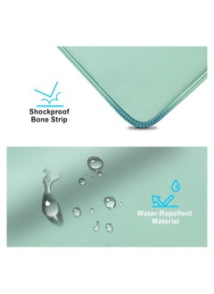 Joyelink Tablet Sleeve Case for 10.9 inch New iPad / 11 inch iPad Pro / 10.2 inch iPad / 10.9" iPad Air / 10.5 inch iPad Pro Air, Galaxy Tab A8 10.5" Protective Bag, Fit Apple Smart Keyboard, Green  - Image 4