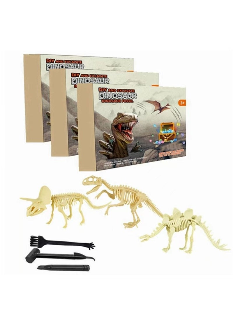 Cool Baby COOLBABY Kids Dinosaur Digging Kit  Dinosaur Fossil Digging Kit Jurassic Park Toy Boy Toys 6-12 Years Old DIY Science Kit Educational Toys For Kids - Image 1