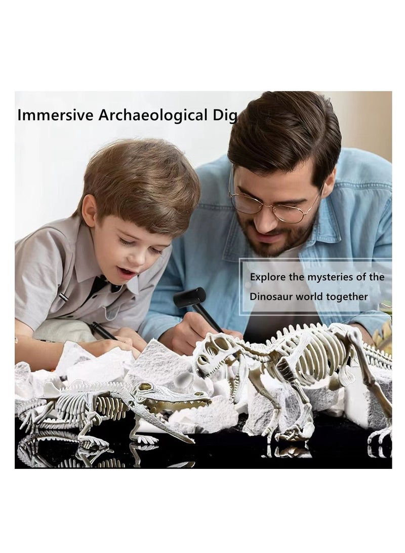 Cool Baby COOLBABY Kids Dinosaur Digging Kit  Dinosaur Fossil Digging Kit Jurassic Park Toy Boy Toys 6-12 Years Old DIY Science Kit Educational Toys For Kids - Image 4