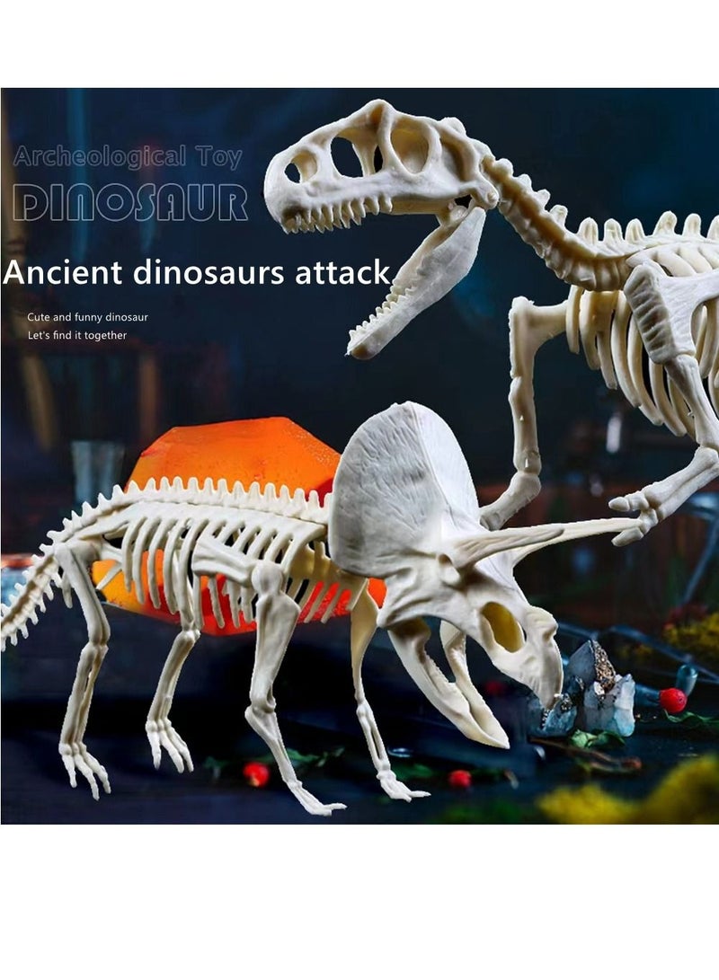 Cool Baby COOLBABY Kids Dinosaur Digging Kit  Dinosaur Fossil Digging Kit Jurassic Park Toy Boy Toys 6-12 Years Old DIY Science Kit Educational Toys For Kids - Image 5