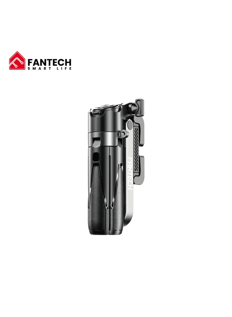 FANTECH Pocket Phone Tripod for Video Vlog Recording, Mini Portable Multi-Function Selfie Stick with Remote Control Photo Function, Retractable Handheld Phone Tripod Stand - Image 1
