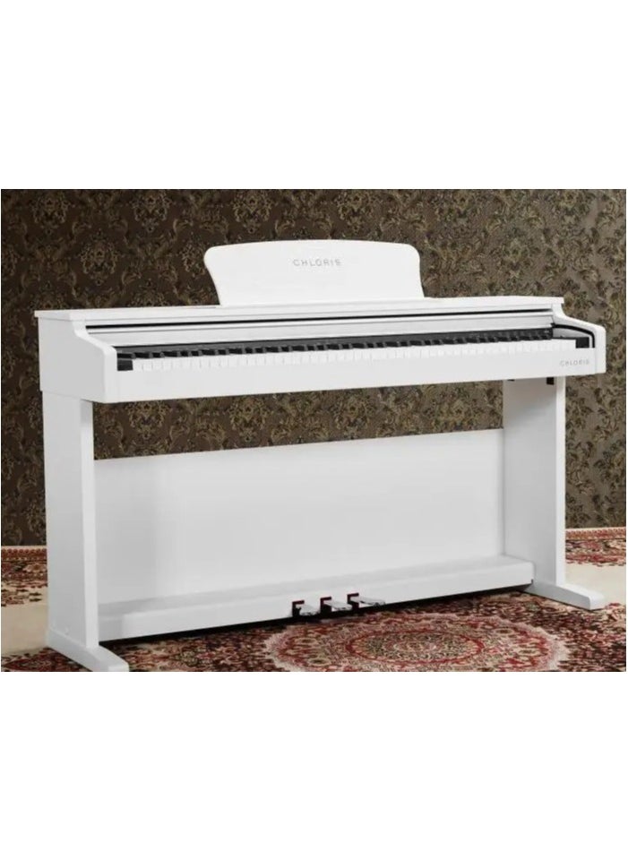 Chloris Digital Piano 88 keys Electric Piano CDU-300 White With Bench With Weighted Keys With Graded Hammer Action  - Image 2
