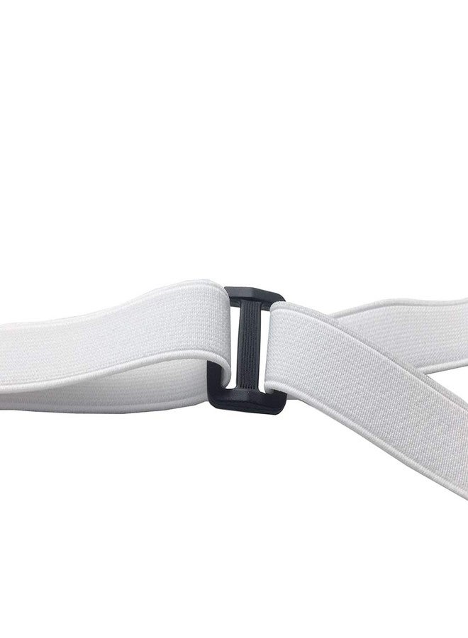Eopocdor Bed Sheet Straps Adjustable,Metal Fasteners,6 Sides for Full,Queen,King Twin,Any Size Bed (White) - Image 2