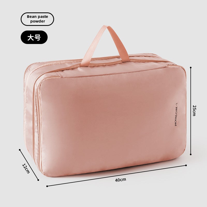 Travel Compression Down Jacket Organizer Pink Large