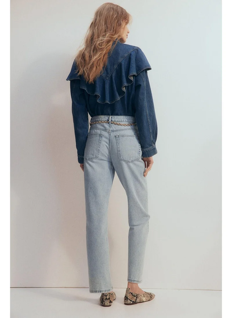 اتش اند ام Straight High Ankle Jeans