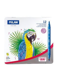 MILAN MILAN Fiber Double Point 12C Metal Box  - Image 1