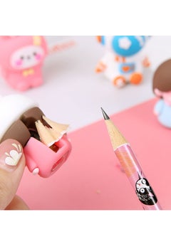 EHOME 3D Silicone Animals Pencil Sharpener Novelty Kawaii Manual Pencil Sharpening Tool Cartoon Creative Stationery Supplies School  - Image 2