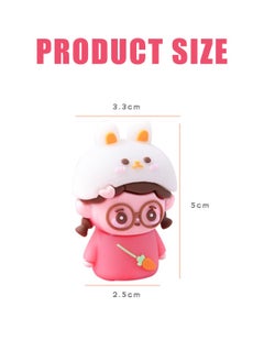 EHOME 3D Silicone Animals Pencil Sharpener Novelty Kawaii Manual Pencil Sharpening Tool Cartoon Creative Stationery Supplies School  - Image 4