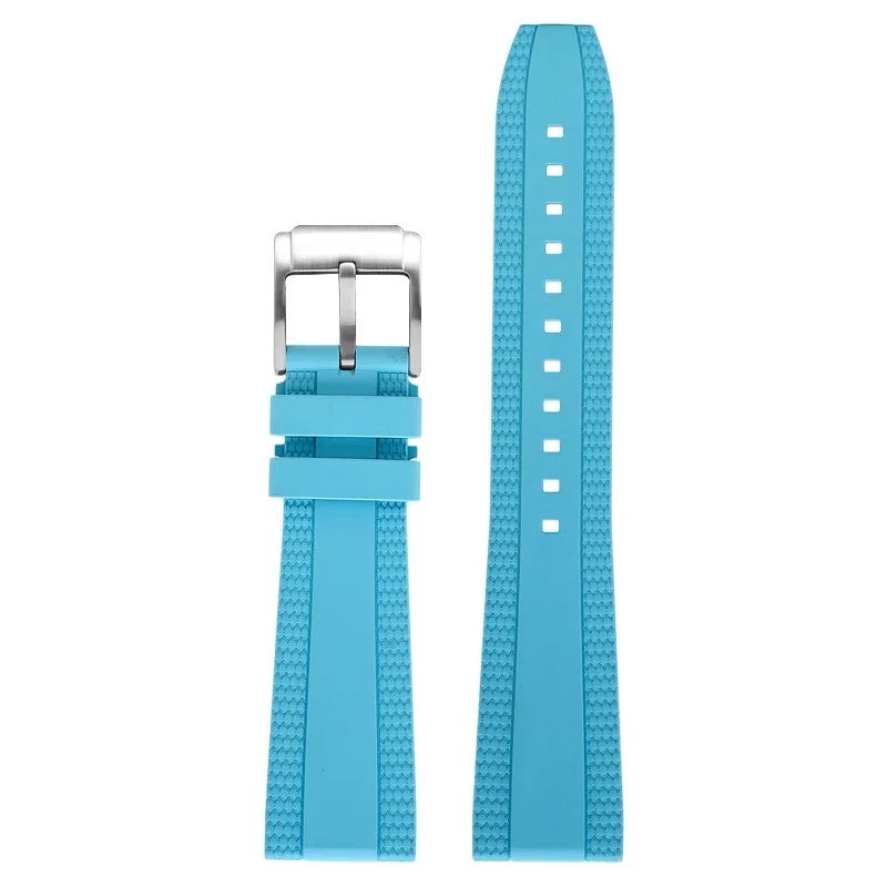 Bluejw New Design Luxury FKM Rubber Watch Strap for Breitling Superocean Heritage Series – Premium Fluororubber Replacement Band - Image 1