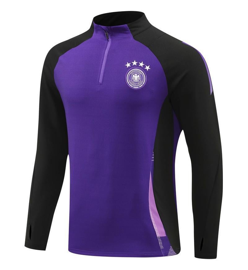 Winter Soccer Training Suit Mens Long Sleeve Zip Pants - Image 4