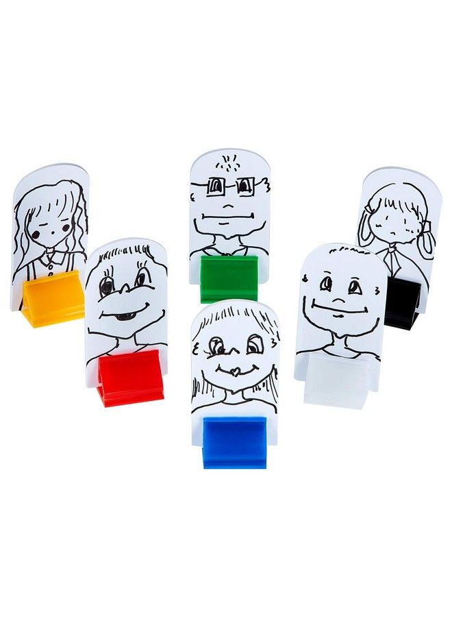 Blulu 36 Pieces Game Card Stands Multicolor With 36 Pieces Blank Board Game Board Markers For Party Favor - Image 4