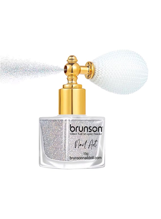 brunson Highlight Powder Glitter Spray 15g - Nail Art Glitter - Shimmer Highlighter Glitter Powder for Makeup - Nail Art - Craft Design BGPS01 - Image 1