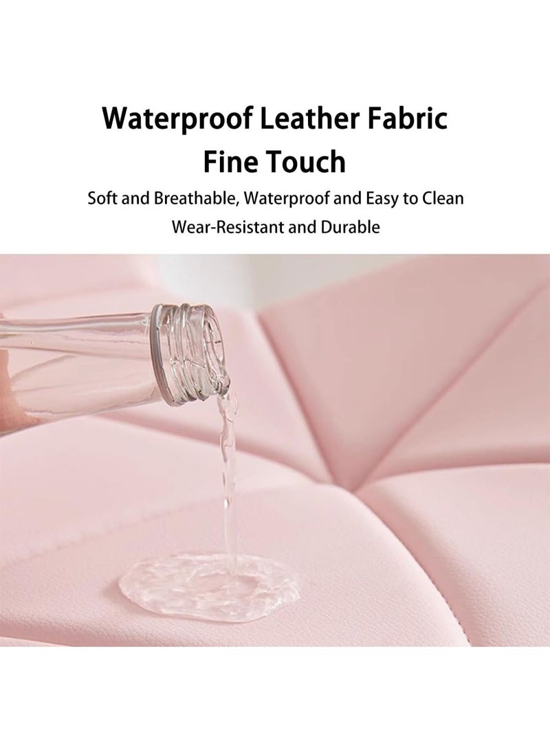 360° Swivel Home Office Chair – Adjustable Height, Leather Upholstery for Study Room and Bedroom - Image 5