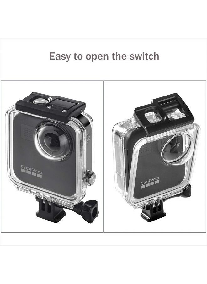 Sruim - Waterproof Housing Case for Gopro Max Action Camera, Underwater Diving Protective Shell 30M with Bracket Accessories - Image 1
