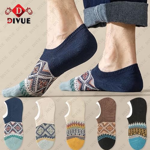 DIVUE Low Cut Ankle Length Socks for Girls & Women | 5 Pair No Show Multi Color Combo Pack | Soft Cotton Rich, Breathable, Sweat Absorbent, Odor Resistant, Stretchable, Durable Socks Casual & Sports - Image 2