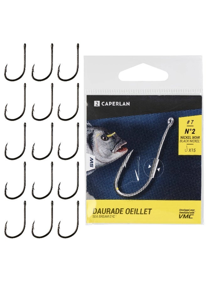 Caperlan Caperlan BY DECATHLON,Sea Fishing Eyed Hook Sea Bream Eye Hook  - Image 2