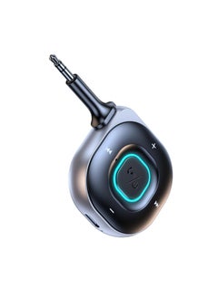 Excefore Bluetooth Adapter Car Aux Receiver, Stereo Audio Auxiliary Port Portable 2-in-1 Wireless Transmitter, for Headphones TV iPhone Speaker Motorcycle Projector  - Image 1