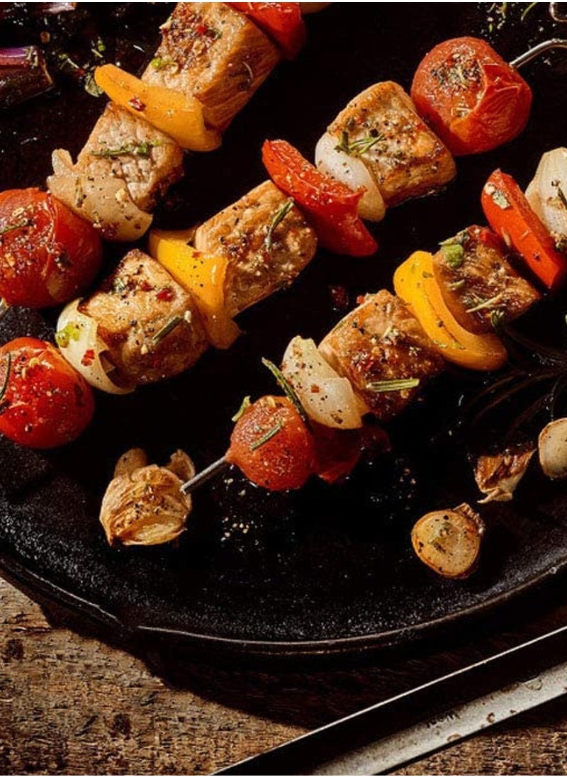 GO2CAMPS BBQ Bamboo Sticks 100 Peices (30 cm) | Barbecue Bamboo Skewers,Wooden Skewers for Grilling Kabobs, Vegetables, Meat, and Seafood, Perfect for Outdoor BBQs, Picnics and Camping  - Image 2