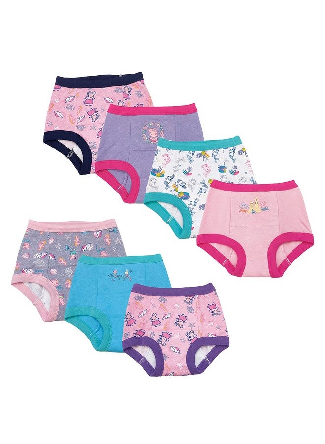 Peppa Pig unisex baby Pants Multipack and Toddler Potty Training Underwear, Peppagtraining7pk, 3T US - Image 1