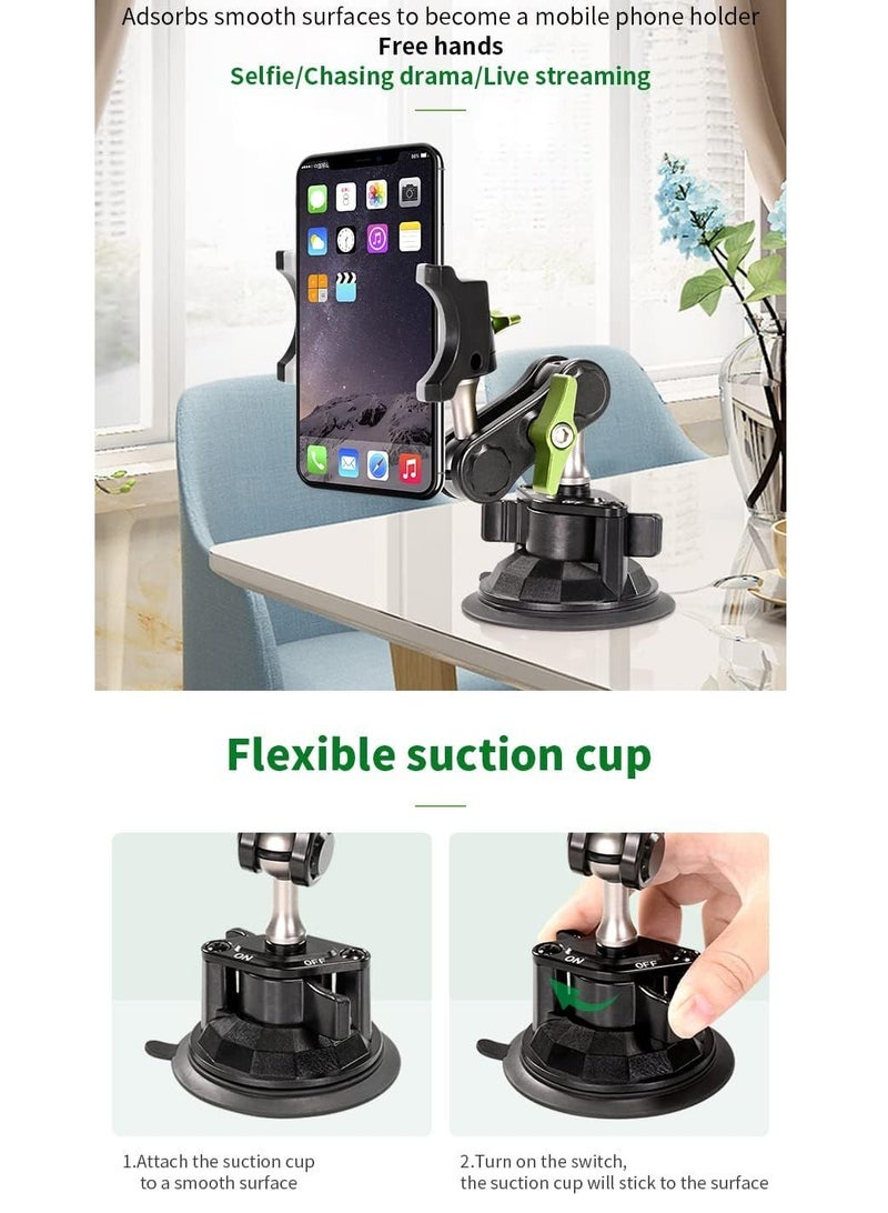 ذراع رأس كروي عالمي للهاتف حامل هاتف السيارة الجديد يدور 360 درجة - Image 3