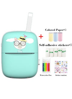 Kidle Sticker Printer Portable Pocket Inkless Sticker Printer Mini Thermal Sticker Printer Bluetooth Wireless Sticker Printer For Pet Stickers Student Learning Kids Birthday Gift Kids  - Image 1