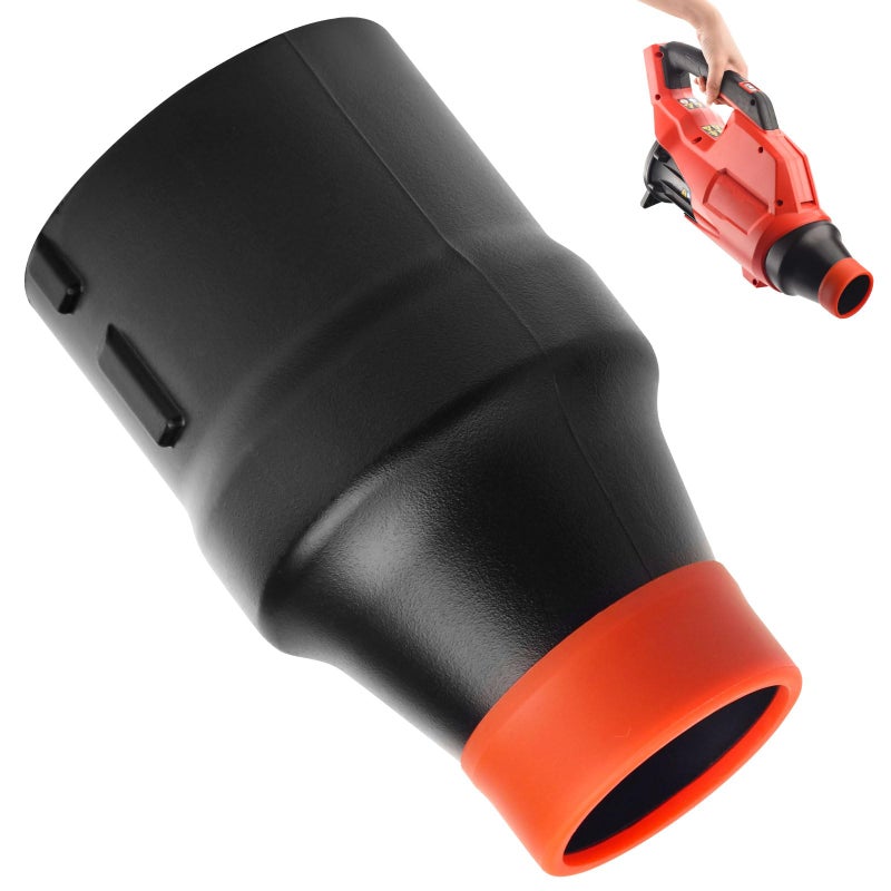 BERPSE Car Drying Nozzle for Milwaukee M18 Leaf Blower of 8 Long Car Drying Blowpipe Fits 272420  272820 with Red Soft Tip Cover