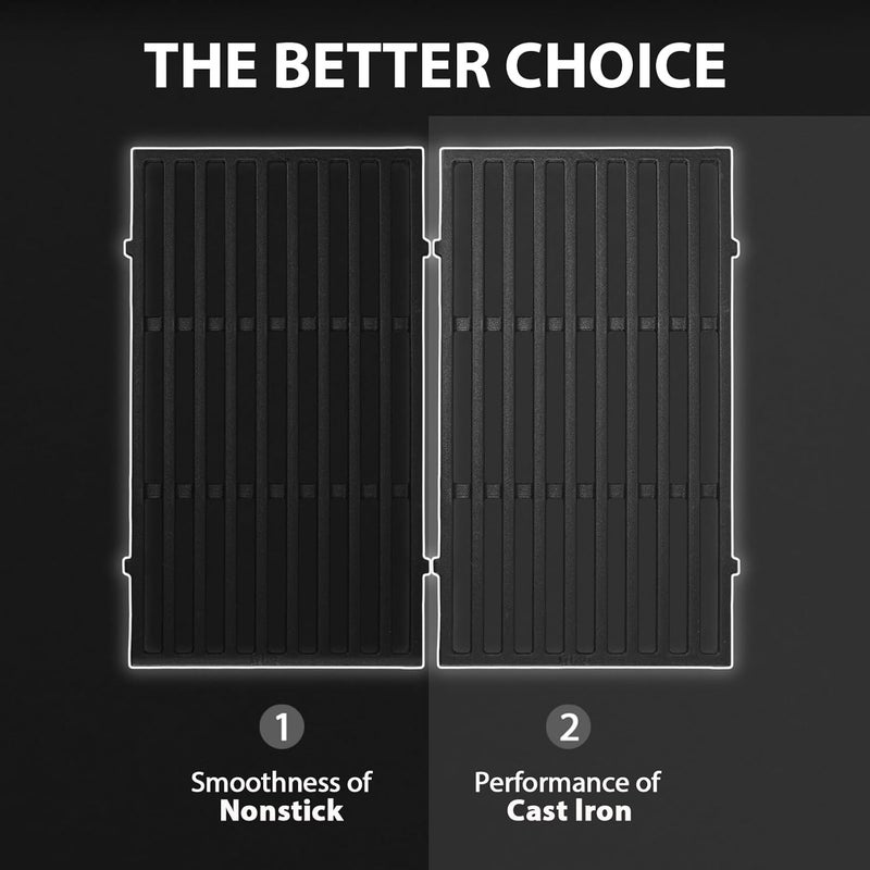 Utheer 7637 17.5 Inches Cast Iron Grill Grates for Weber Spirit 200 E210 E-220 S210 S-220, Spirit II 200 Series Gas Grills, Grill Parts for Weber 7637 Gas Grills with Front-Mounted Control Panels - Image 5