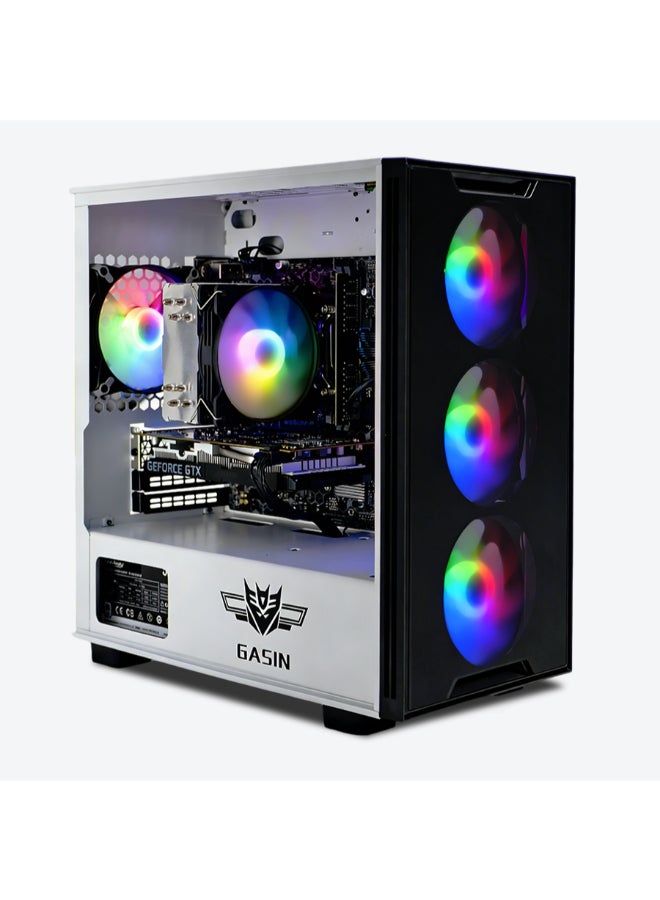 غاز كمبيوتر ألعاب بمعالج Core i5-11400F/ذاكرة وصول عشوائي (رام) سعة 16 جيجابايت/محرك أقراص صلبة سعة 1 تيرابايت/بطاقة رسومات NVIDIA GeForce GTX 1650 Super سعة 4 جيجابايت/نظام تشغيل ويندوز 11 أبيض - Image 1
