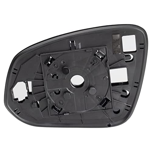 TRQ Passenger Side Door Mirror Glass Without Blind Spot Detection Clear Snap On Compatible with 2019-2023 Toyota RAV4 TO1325142 - Image 2