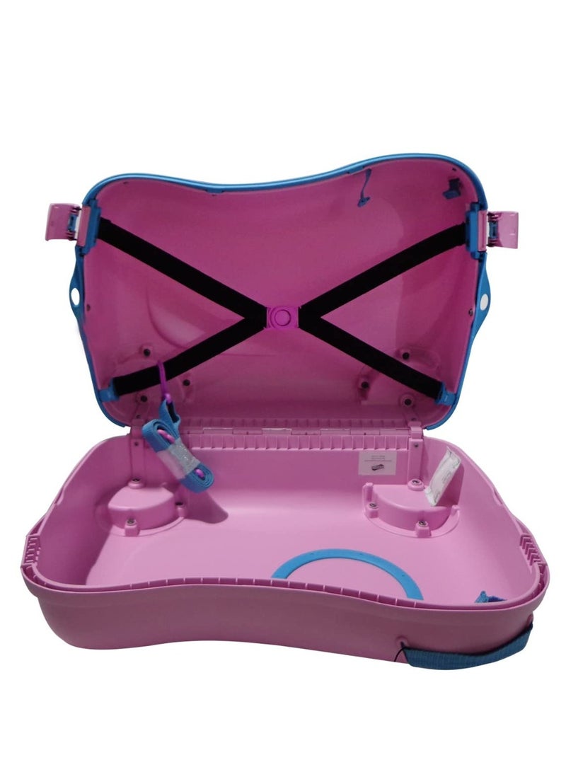 AMERICAN TOURISTER حقيبة التزلج البلاستيكية ذات الجوانب الصلبة ذات الأربع عجلات من أمريكان توريستر سكيتل مقاس 14 بوصة  - Image 3