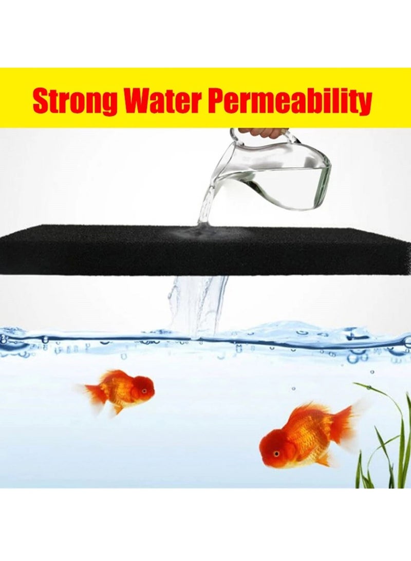 Generic Aquarium Sponge Filter, 50 x 12 x 2 cm Bio Cotton Sponge Filter Foam for Fish Tank Filtration, 3PCS  - Image 2