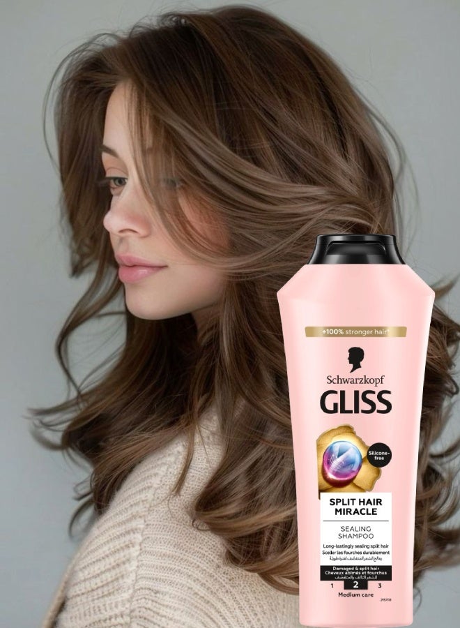 Gliss 9 Pieces Gliss Shampoo Split Hair Miracle 400ML - Image 2