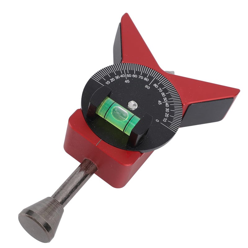 Magnetic Stainless Steel Center Finder Pipe Alignment Tool With Adjustable Dial Protractor Measurement - Image 5