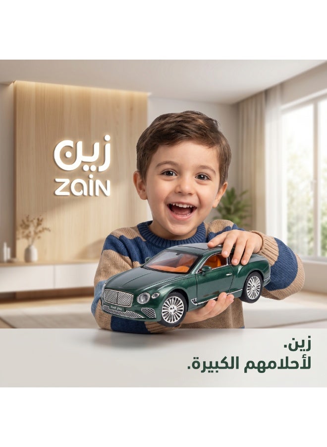 زين سيارة نموذجية فاخرة مصبوبة من زين - مجسم معدني للجمع (لون عشوائي) - Image 3