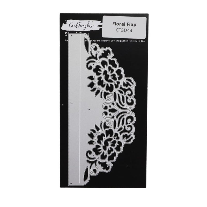 CrafTangles Steel Dies - Floral Flap/Edge - Image 2