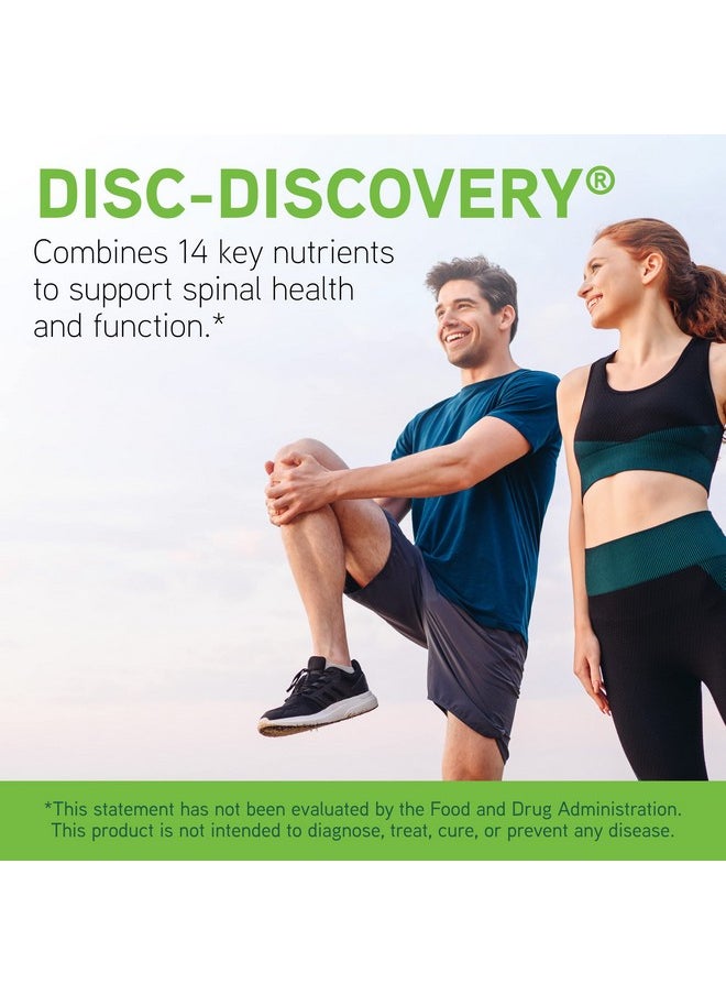 Davinci Labs Disc Discovery Dietary Supplement To Support Spinal Health With Vitamin C Vitamin D3 Bovine Tracheal Cartilage Apple Pectin Horsetail Powder And More Gluten Free 180 Capsules  - Image 4