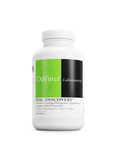 Davinci Labs Disc Discovery Dietary Supplement To Support Spinal Health With Vitamin C Vitamin D3 Bovine Tracheal Cartilage Apple Pectin Horsetail Powder And More Gluten Free 180 Capsules  - Image 2
